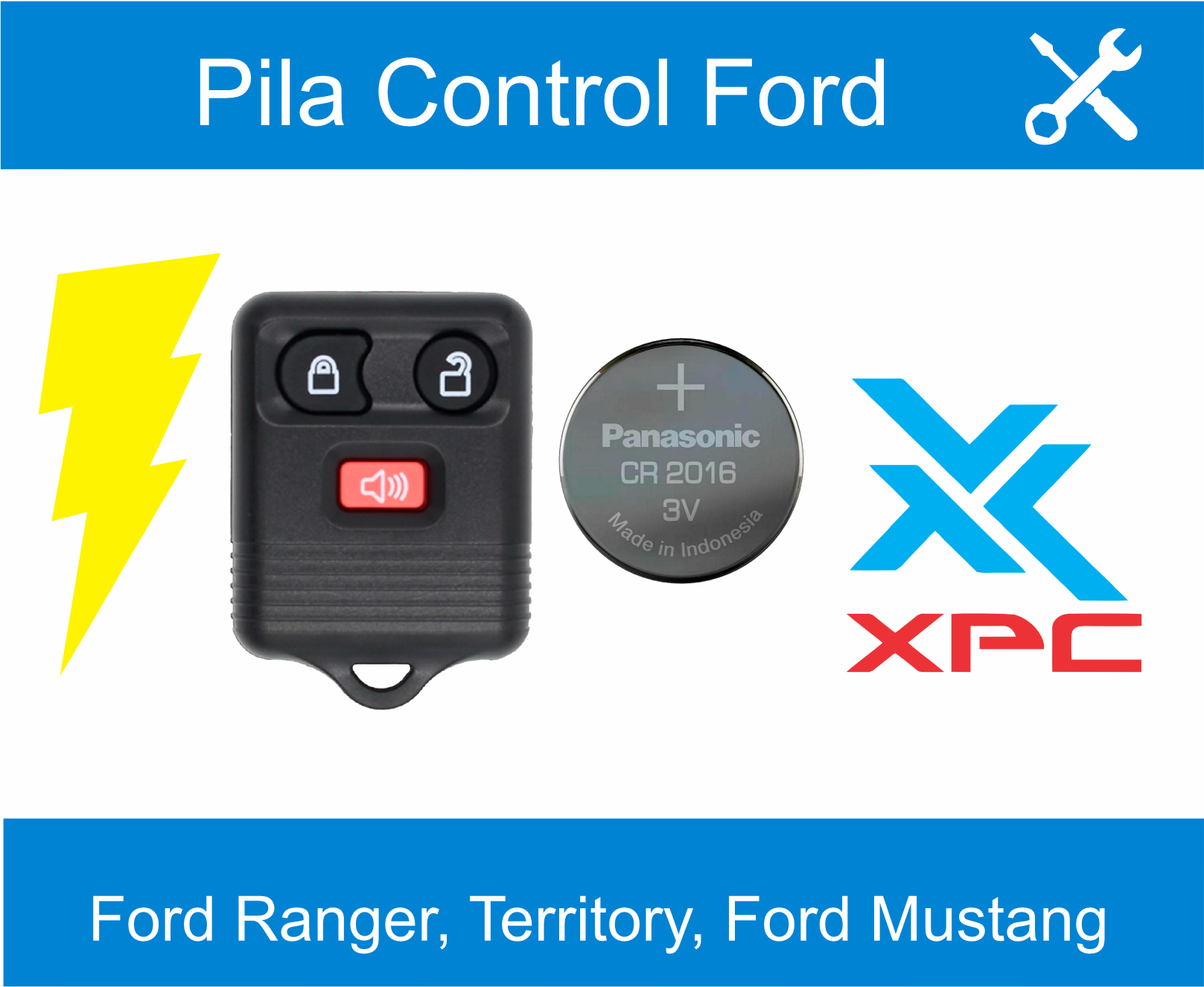 ventas de pila para control vehiculo